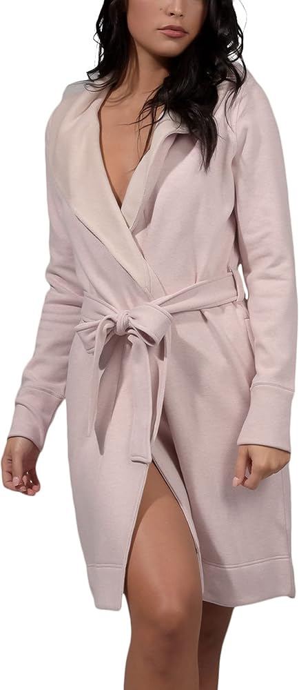 Ultra Plush Cozy Fleece Robe — Heather Petal Pink